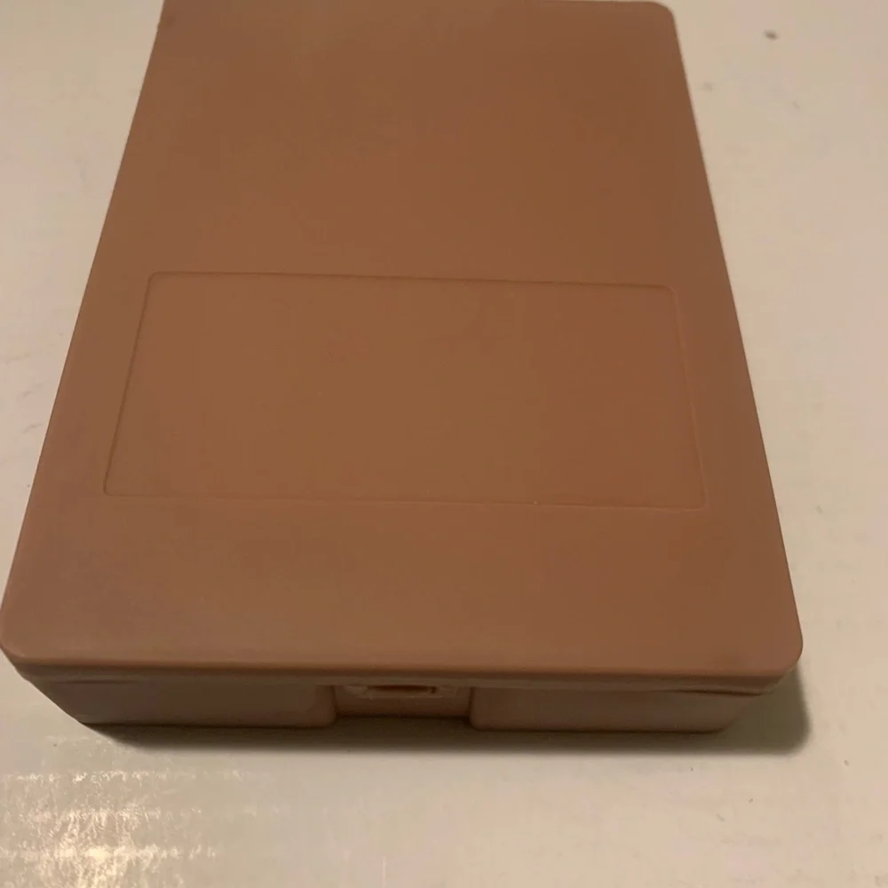 Compact Makeup Brush Set in Tan Case
